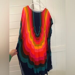 Amazon Multicolor Maxi Dress - Navy, Pink, Red, Orange, Yellow, Teal